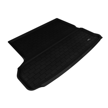 3D MATS USA Direct Fit, Raised Edge, Black, Thermoplastic Rubber Of Carbon Fiber Texture, Non-Skid M1TY1631309